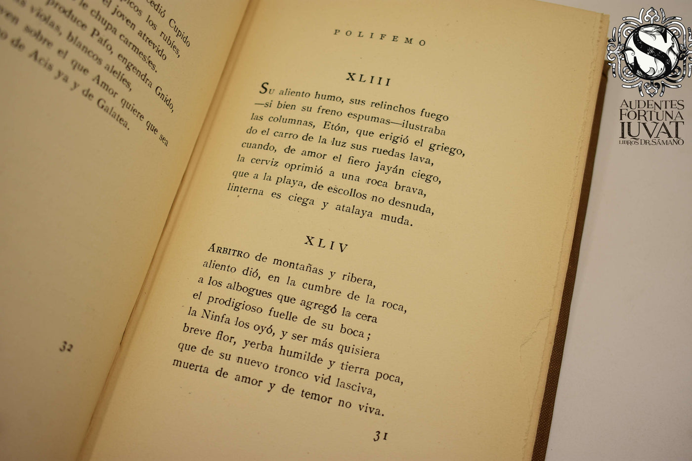 Fábula de Polifemo y Galatea - LUIS DE GÓNGORA