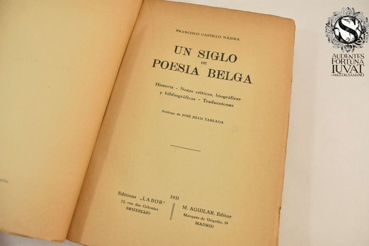 UN SIGLO DE POESÍA BELGA - Francisco Castillo Nájera (Antólogo)