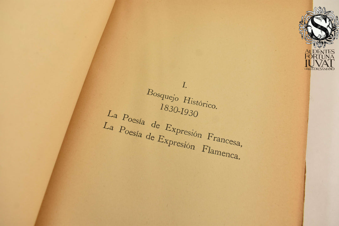UN SIGLO DE POESÍA BELGA - Francisco Castillo Nájera (Antólogo)