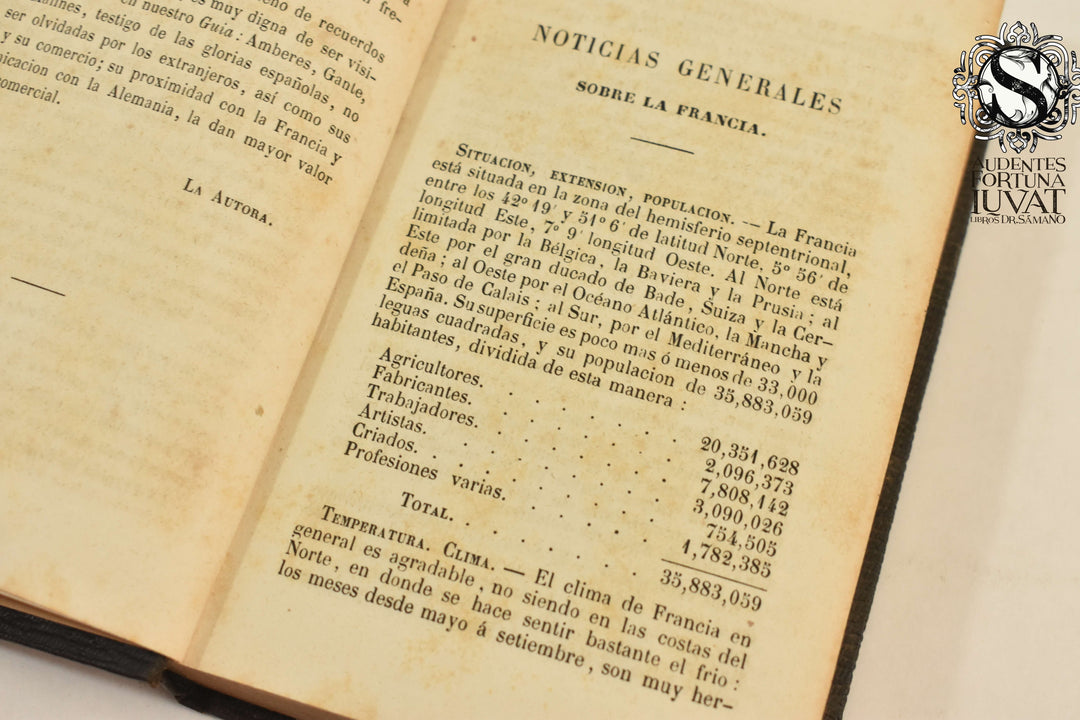 MANUAL Ó SEA GUÍA DE LOS VIAJEROS EN FRANCIA Y BÉLGICA - D.E. Serrano de Wilson