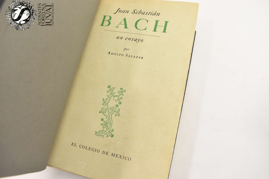 JUAN SEBASTIÁN BACH -  Adolfo Salazar