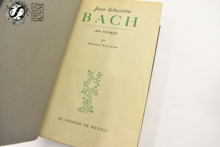 JUAN SEBASTIÁN BACH -  Adolfo Salazar