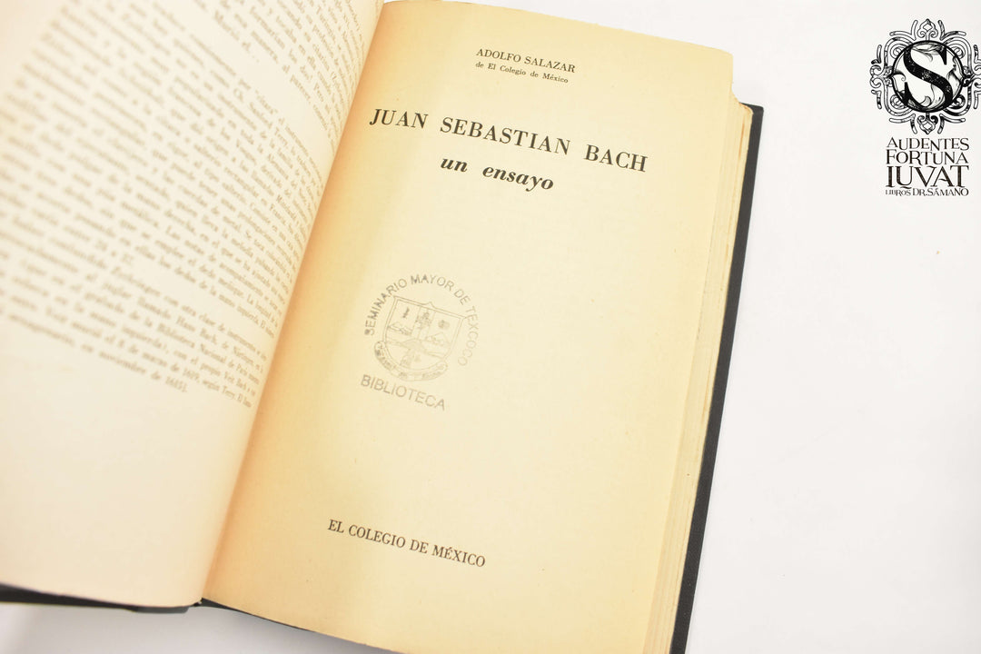JUAN SEBASTIÁN BACH -  Adolfo Salazar