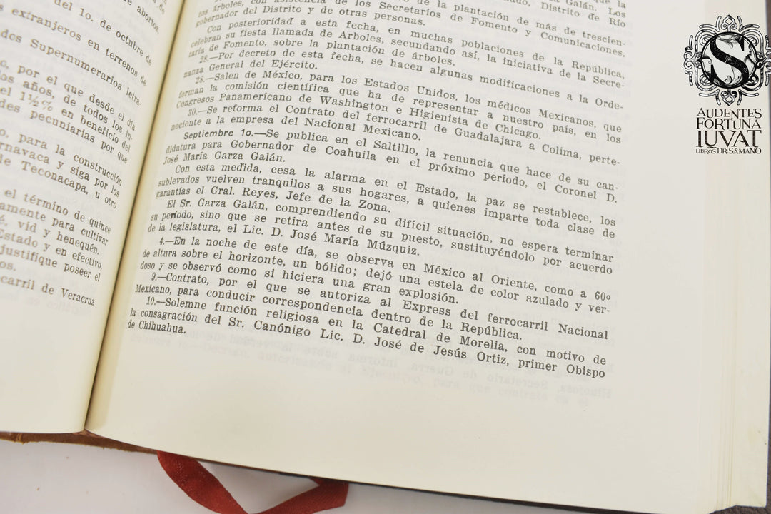 COLECCIÓN DE LAS EFEMÉRIDES PUBLICADAS EN EL CALENDARIO DEL MÁS ANTIGUO GALVAN