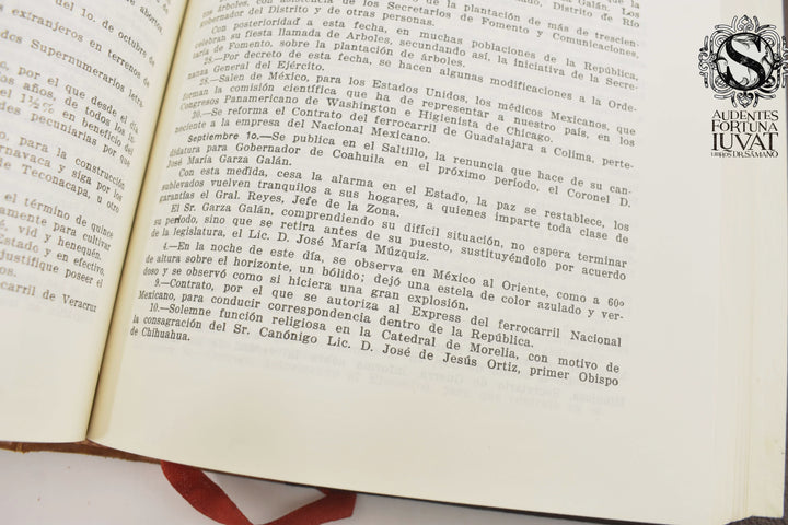COLECCIÓN DE LAS EFEMÉRIDES PUBLICADAS EN EL CALENDARIO DEL MÁS ANTIGUO GALVAN
