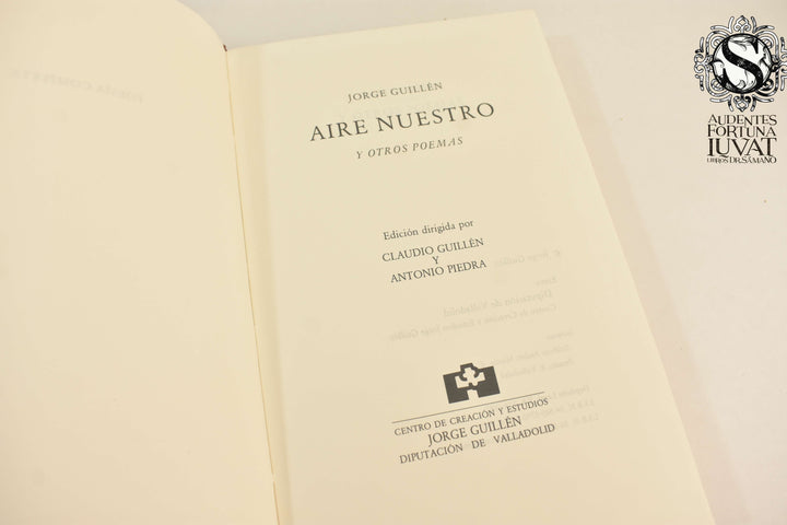AIRE NUESTRO: Y otros poemas (Vol. 4) -  Jorge Guillén