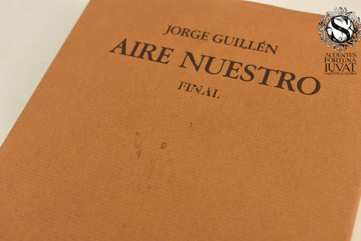 AIRE NUESTRO: Final (Vol. 5) - Jorge Guillén