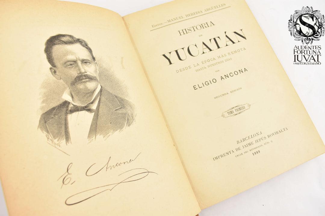 HISTORIA DE YUCATÁN 5 Tomos -  Eligio Ancona