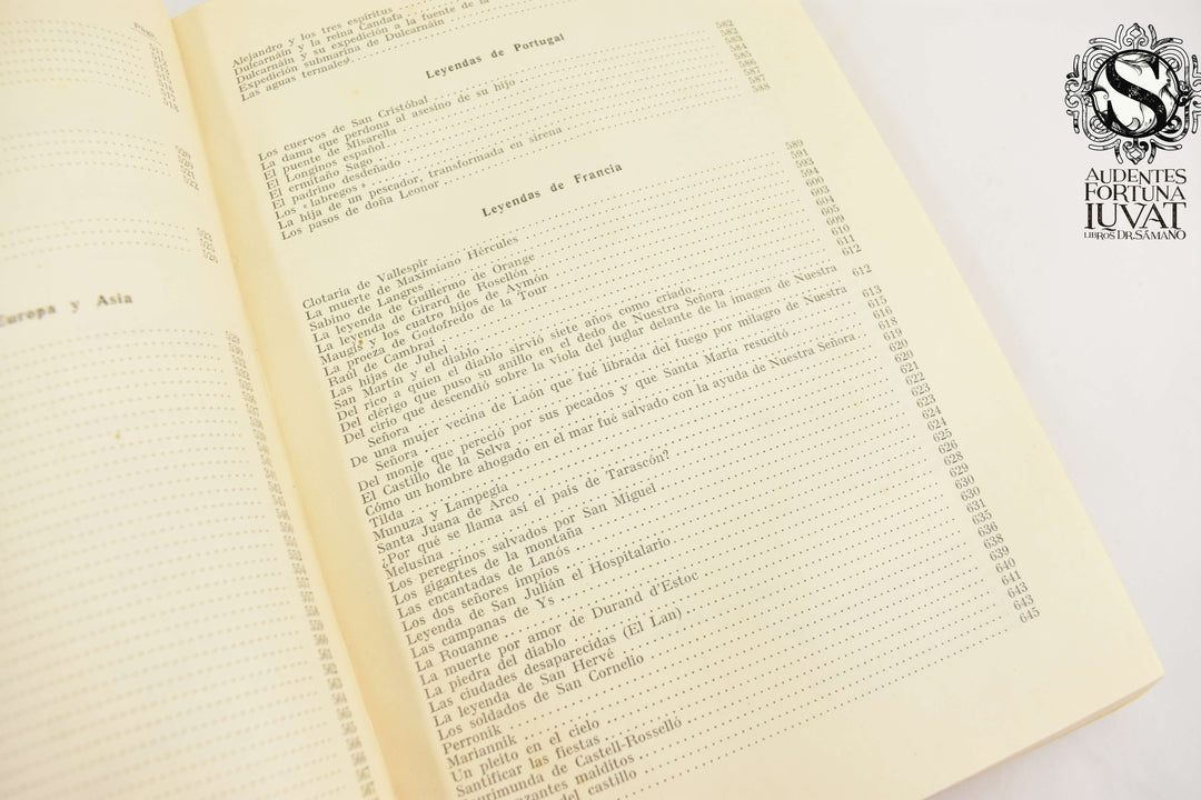 ANTOLOGÍA DE LEYENDAS -  V. García de Diego