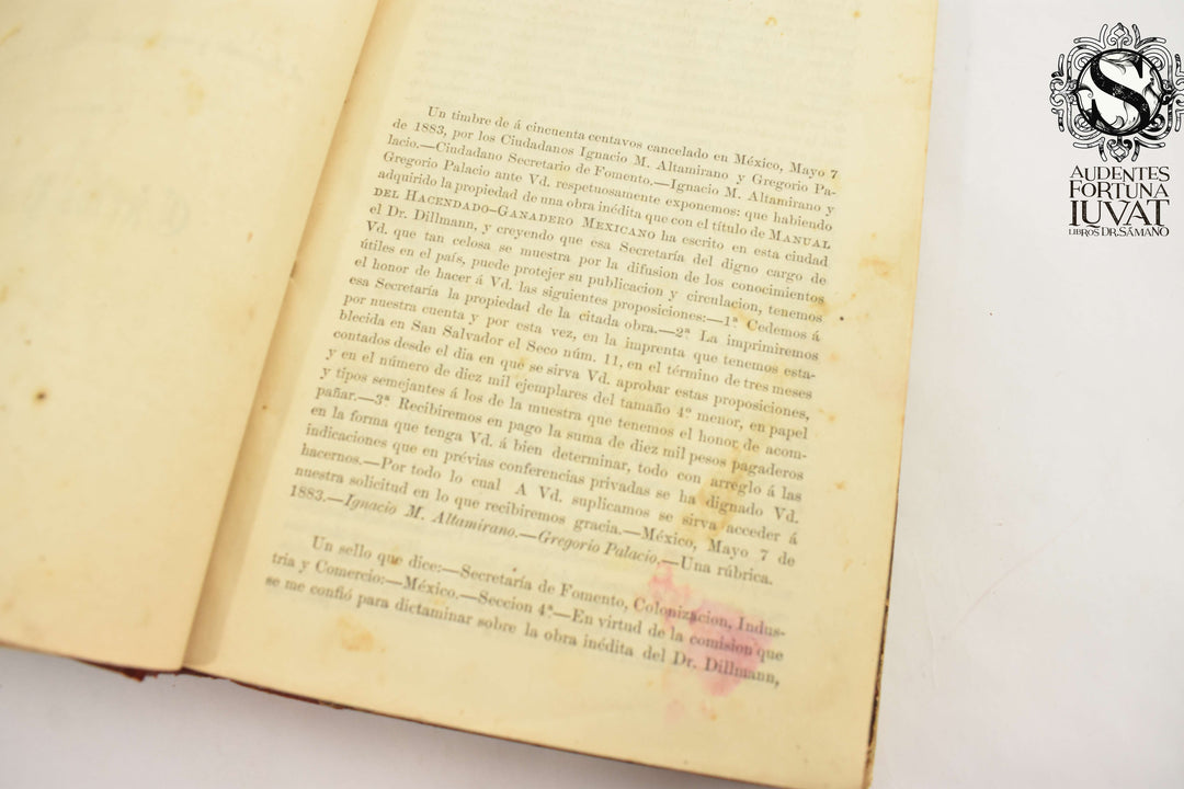 MANUAL DEL GANADERO MEXICANO -  C. Dillmann