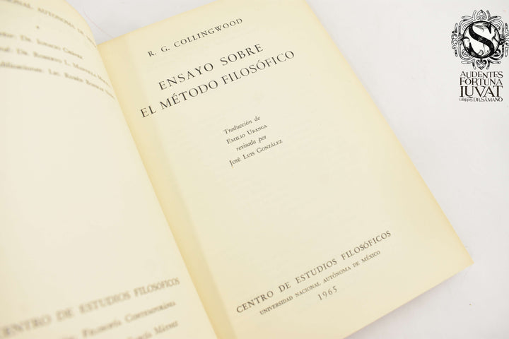 ENSAYO SOBRE EL MÉTODO FILOSÓFICO - R.G. Collingwood