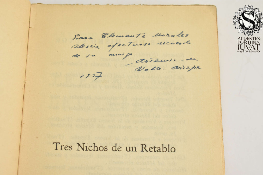 TRES NICHOS DE UN RETABLO - Artemio de Valle-Arizpe
