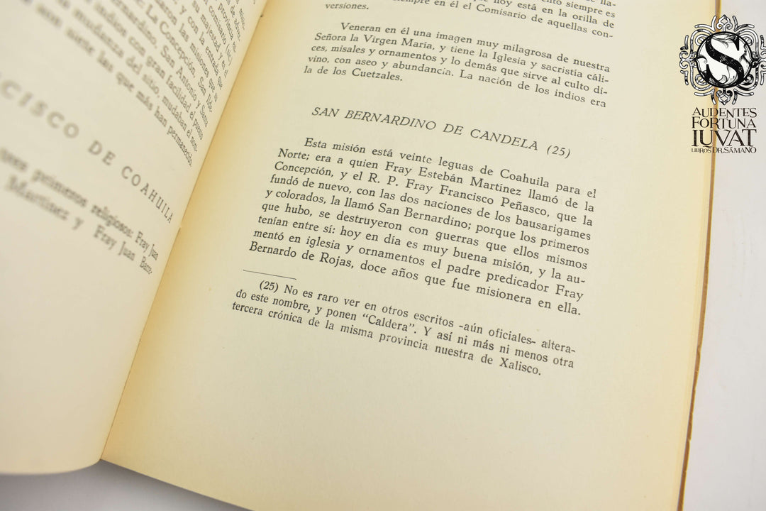 CRÓNICA DE LA PROVINCIA DE SANTIAGO DE XALISCO - Fr. Nicolás Antonio de Ornelas Méndoza y Valdivia