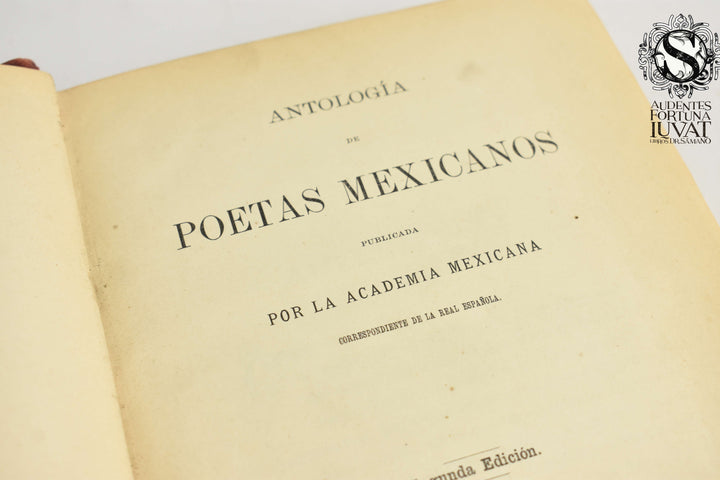 ANTOLOGÍA DE POETAS MEXICANOS