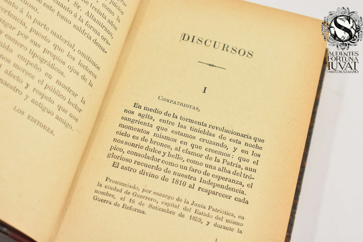 DISCURSOS - IGNACIO MANUEL ALTAMIRANO