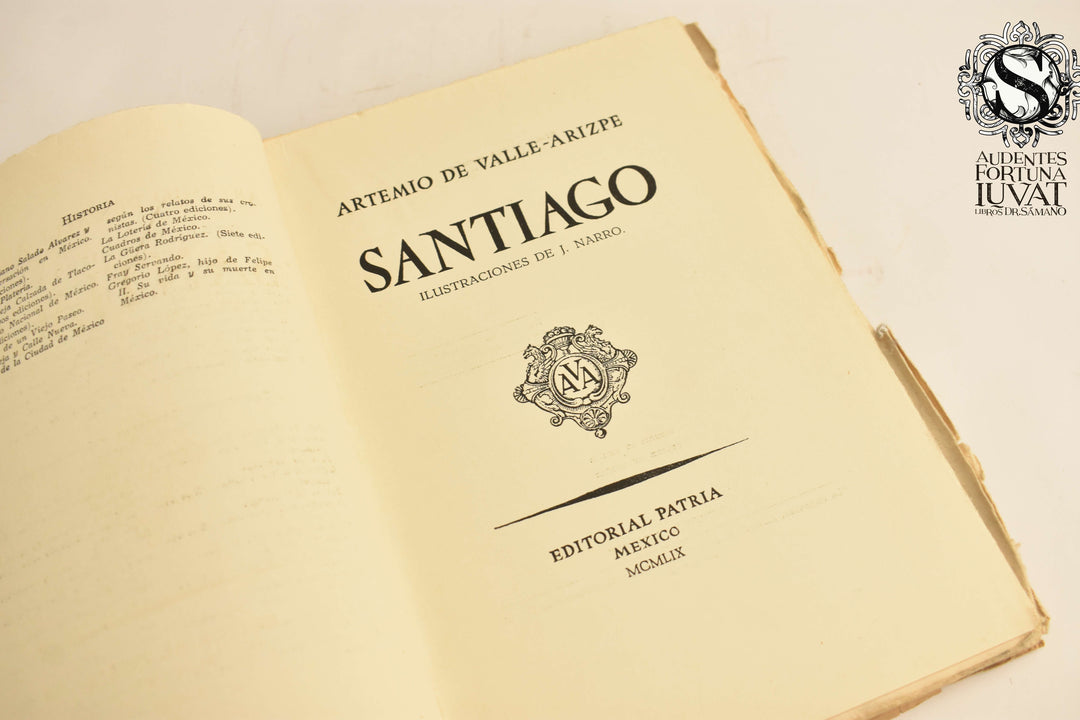 SANTIAGO - Artemio de Valle-Arizpe