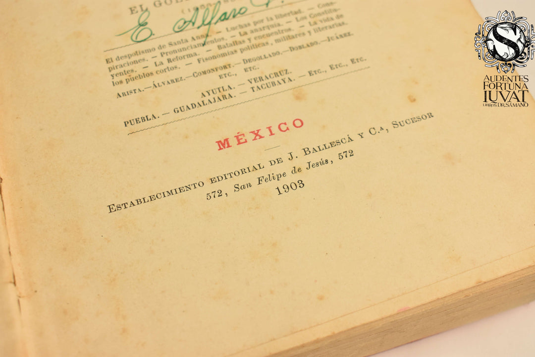 DE SANTA ANNA A LA REFORMA -  D. Victoriano Salado Álvarez