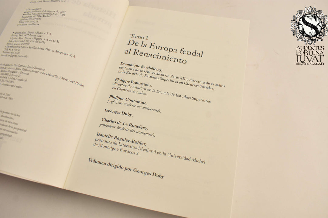 HISTORIA DE LA VIDA PRIVADA - Philippe Aries