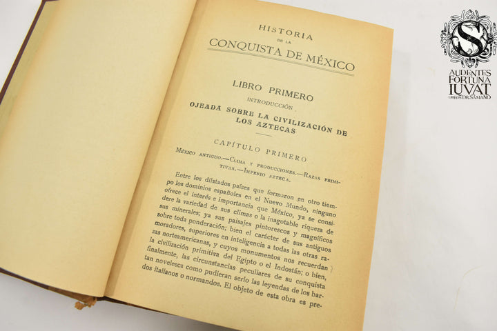 HISTORIA DE LA CONQUISTA DE MÉXICO -  W.H. Prescott