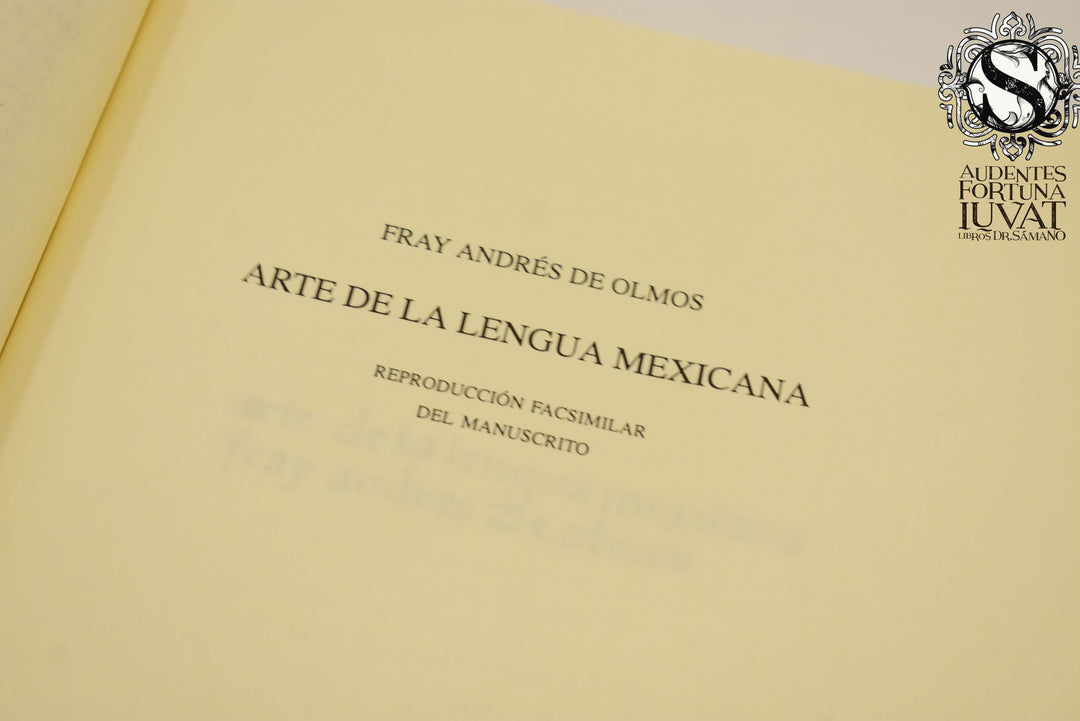Arte de la Lengua Mexicana - FRAY ANDRÉS DE OLMOS