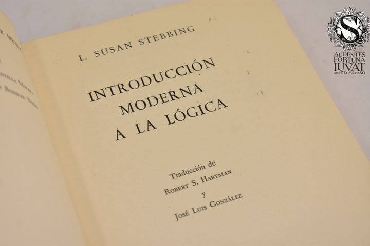 INTRODUCCIÓN MODERNA A LA LÓGICA - L. Susan Stebbing