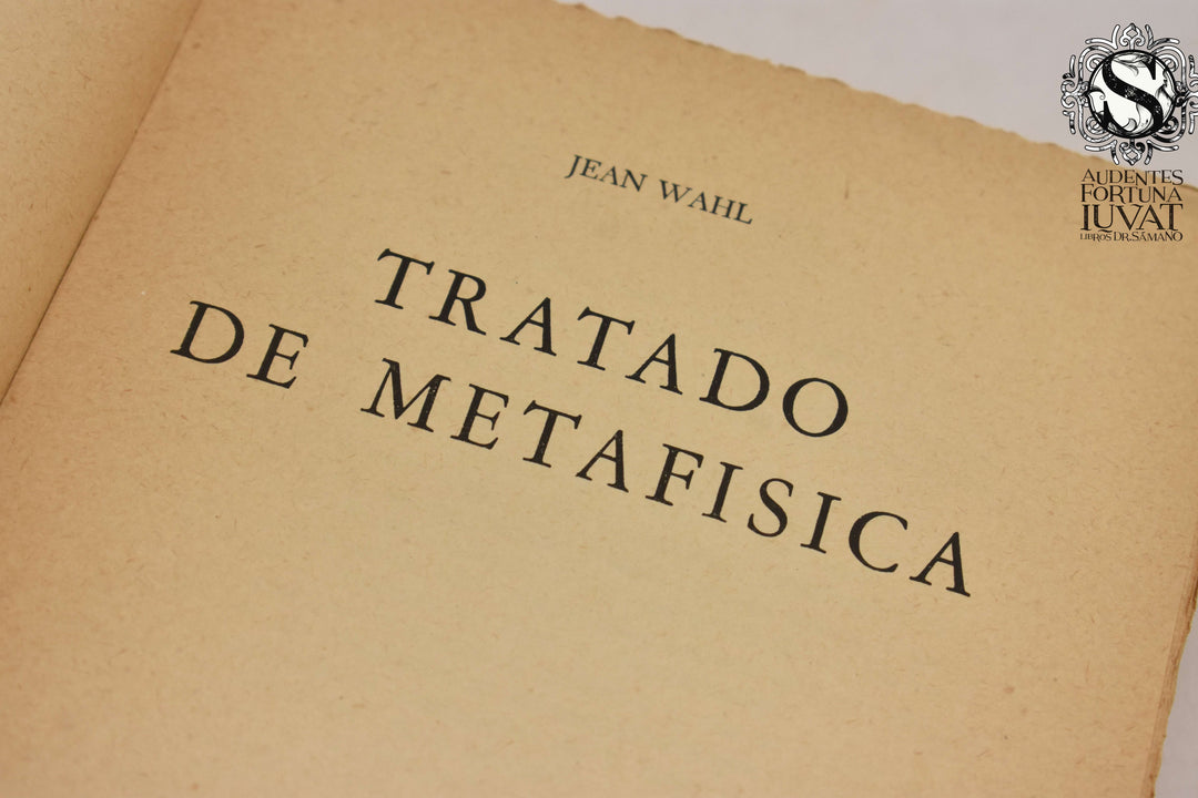 TRATADO DE METAFÍSICA - Jean Wahl