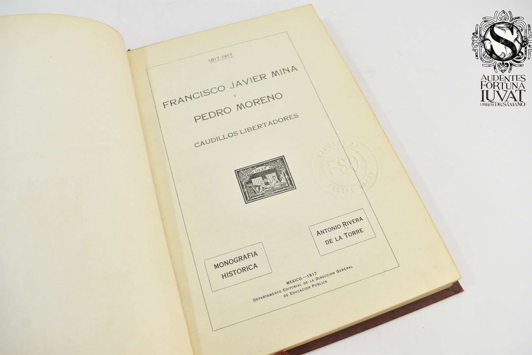 FRANCISCO JAVIER MINA Y PEDRO MORENO -  Antonio Rivera de la Torre