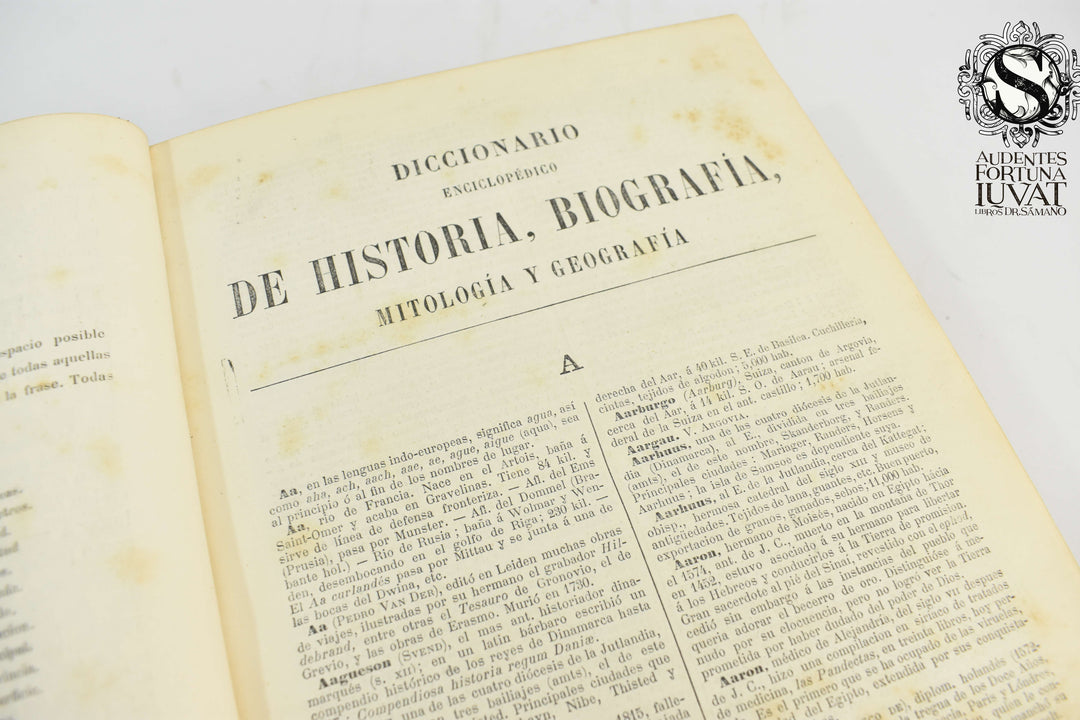 DICCIONARIO ENCICLOPÉDICO DE HISTORIA, BIOGRAFÍA, MITOLOGÍA Y GEOGRAFÍA - Luis Gregoire