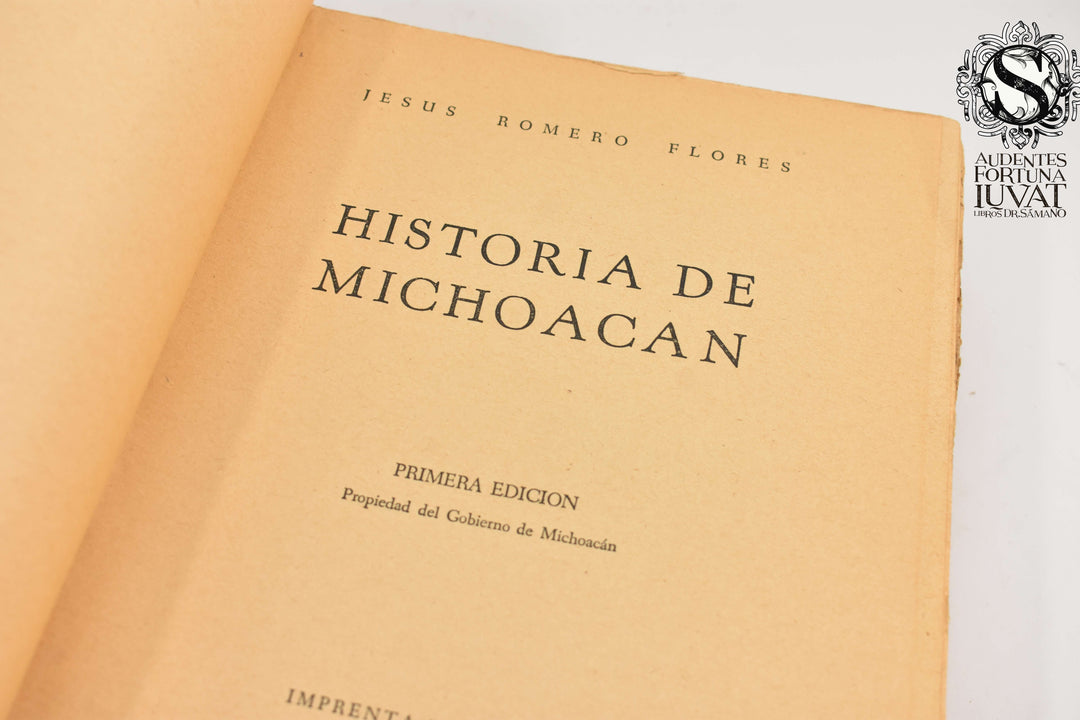 HISTORIA DE MICHOACAN - Jesús Romero Flores