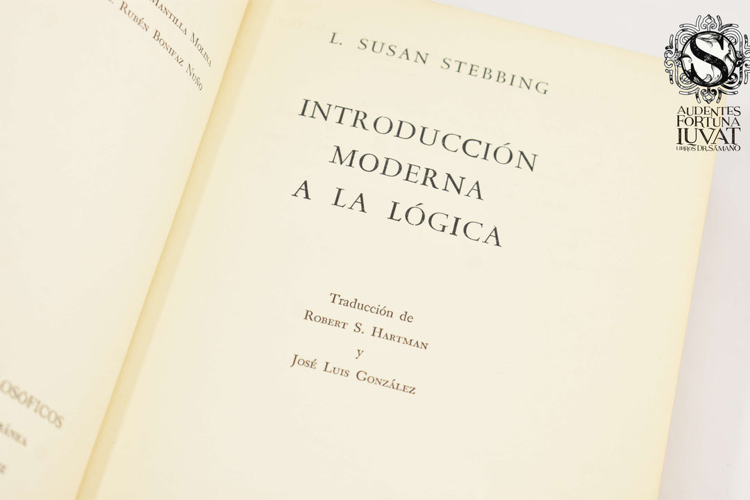 INTRODUCCIÓN MODENA A LA LÓGICA - L. Susan Stebbing