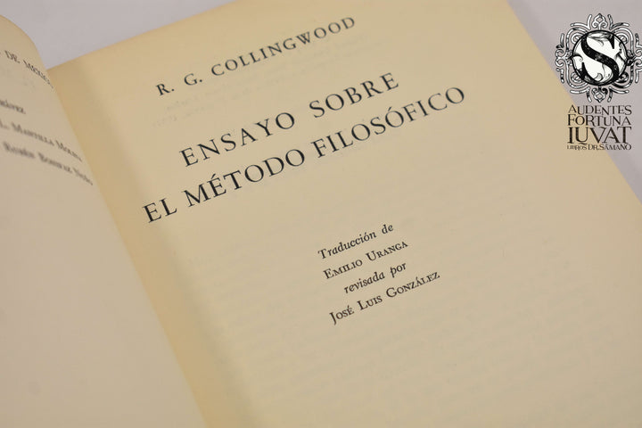 ENSAYO SOBRE EL MÉTODO FILOSÓFICO - R.G. Collingwood