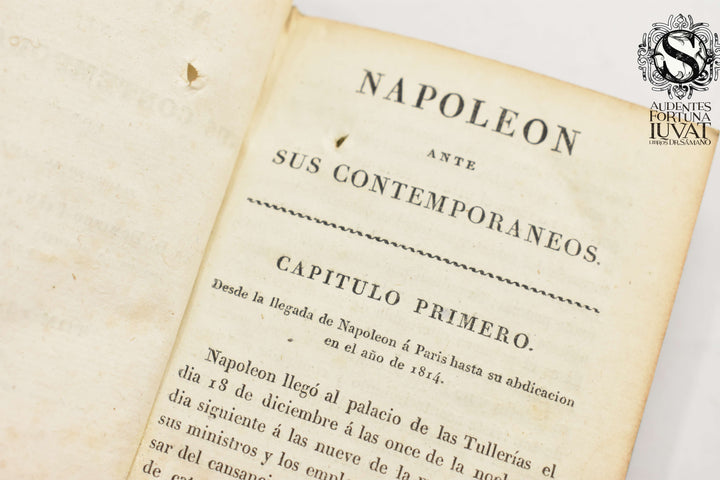 NAPOLEÓN ANTE SUS CONTEMPORÁNEOS