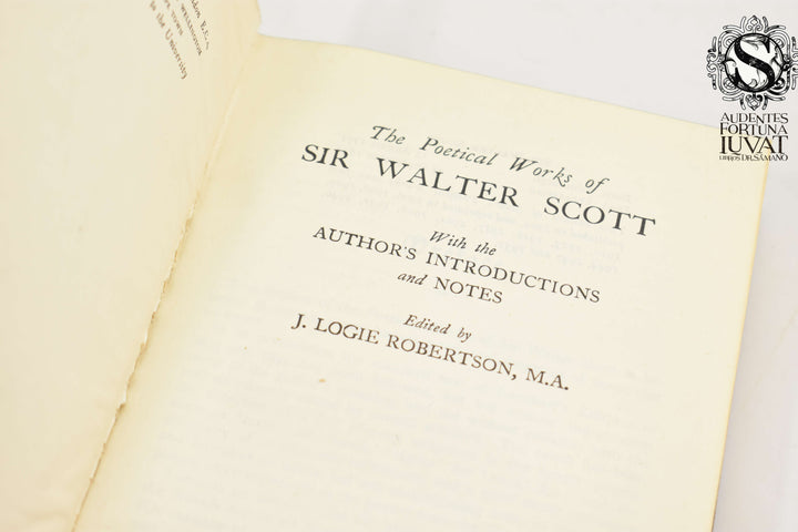 THE POETICAL WORKS - WALTER SCOTT