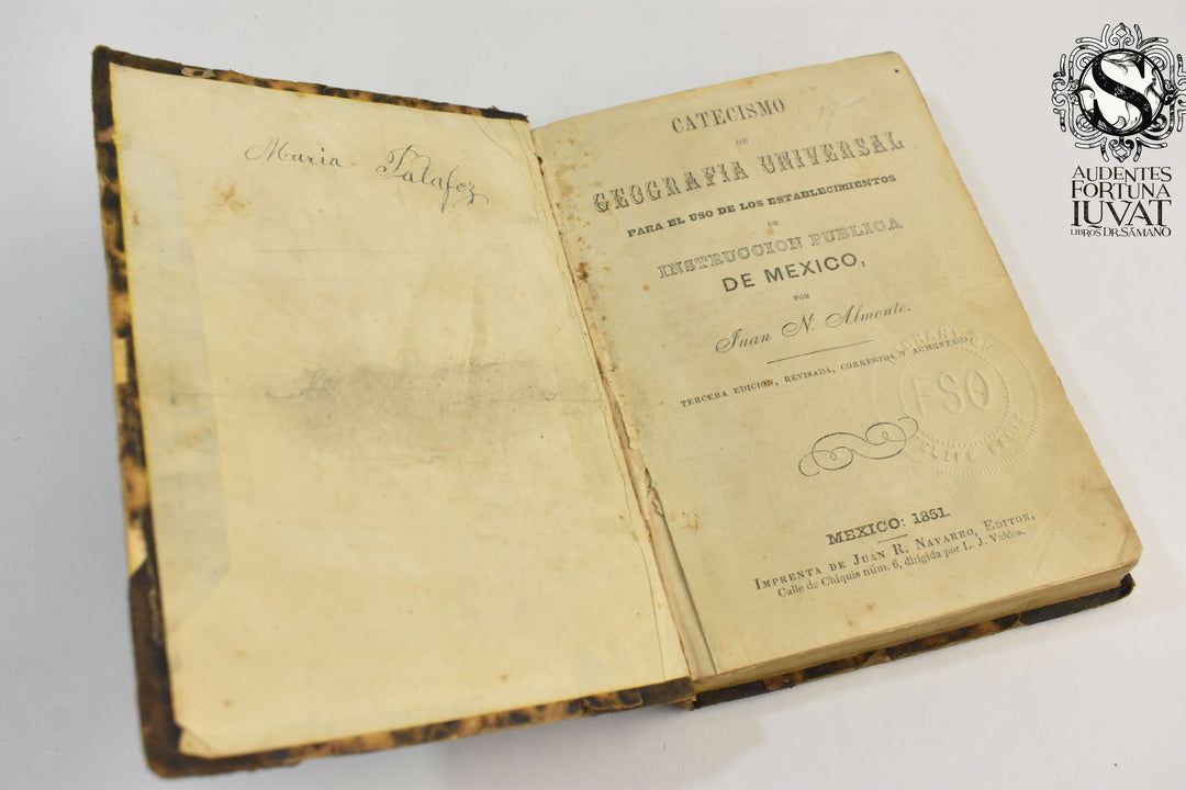 CATECISMO DE GEOGRAFÍA UNIVERSAL -  Juan N. Almonte