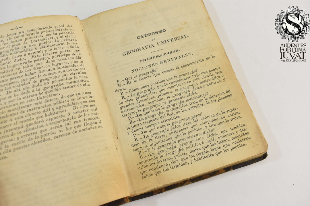CATECISMO DE GEOGRAFÍA UNIVERSAL -  Juan N. Almonte