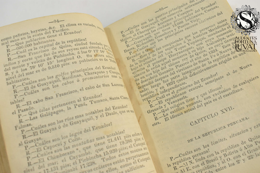 CATECISMO DE GEOGRAFÍA UNIVERSAL -  Juan N. Almonte