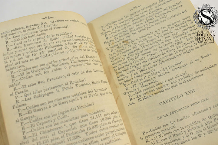 CATECISMO DE GEOGRAFÍA UNIVERSAL -  Juan N. Almonte
