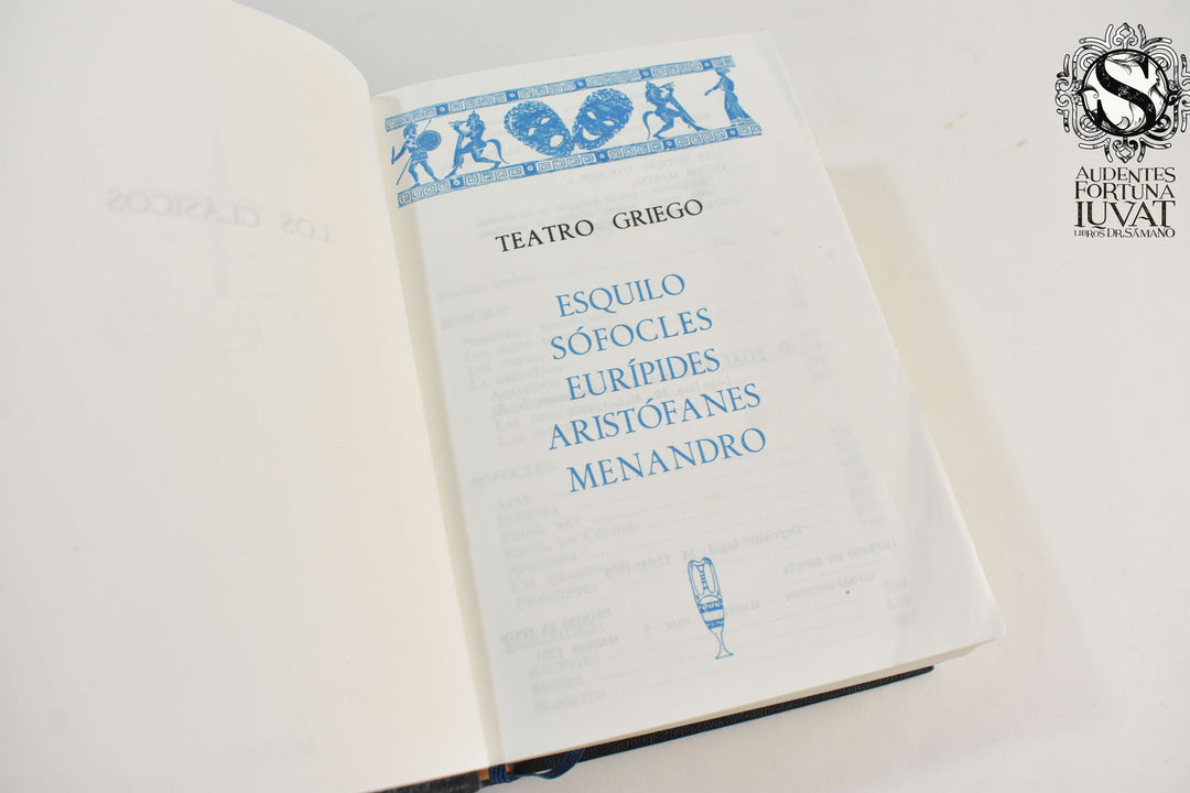 TEATRO GRIEGO - Esquilo / Sófocles / Aristófanes / Menandro