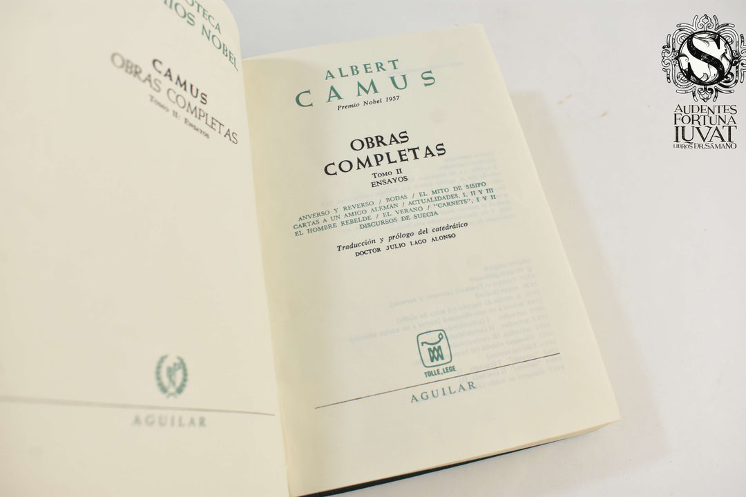 Obras Completas. Tomo II - ALBERT CAMUS