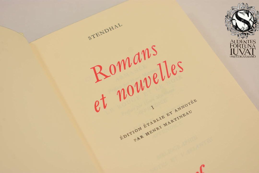ROMANS ET NOUVELLES - Stendhal