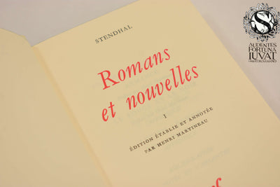 ROMANS ET NOUVELLES - Stendhal