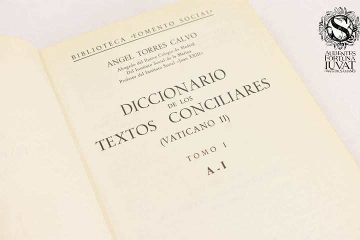 DICCIONARIO DE LOS TEXTOS CONCILIARES - Ángel Torres Calvo
