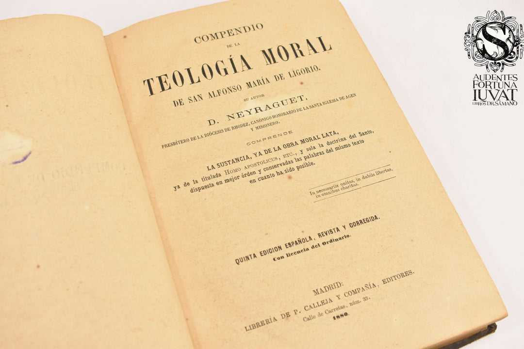 COMPENDIO DE LA TEOLOGÍA MORAL - D. Neyraguet
