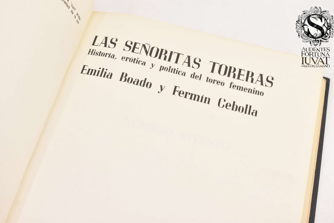 LAS SEÑORITAS TORERAS - Emilia Boado / Fermín Cebolla
