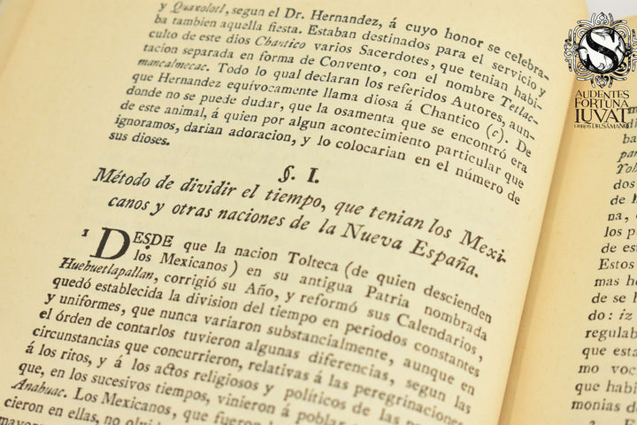 DESCRIPCIÓN HISTÓRICA Y CRONOLÓGICA DE LAS DOS PIEDRAS - Antonio de León y Gama