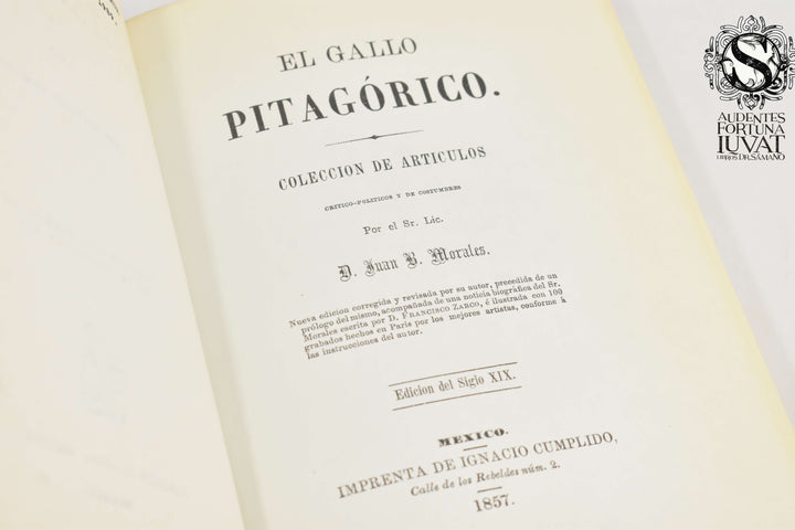 EL GALLO PITAGÓRICO - D. Juan B. Morales