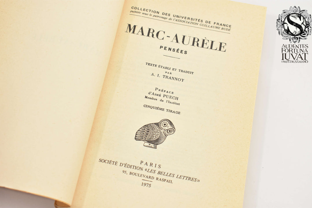Pensées - MARC-AURÉLE