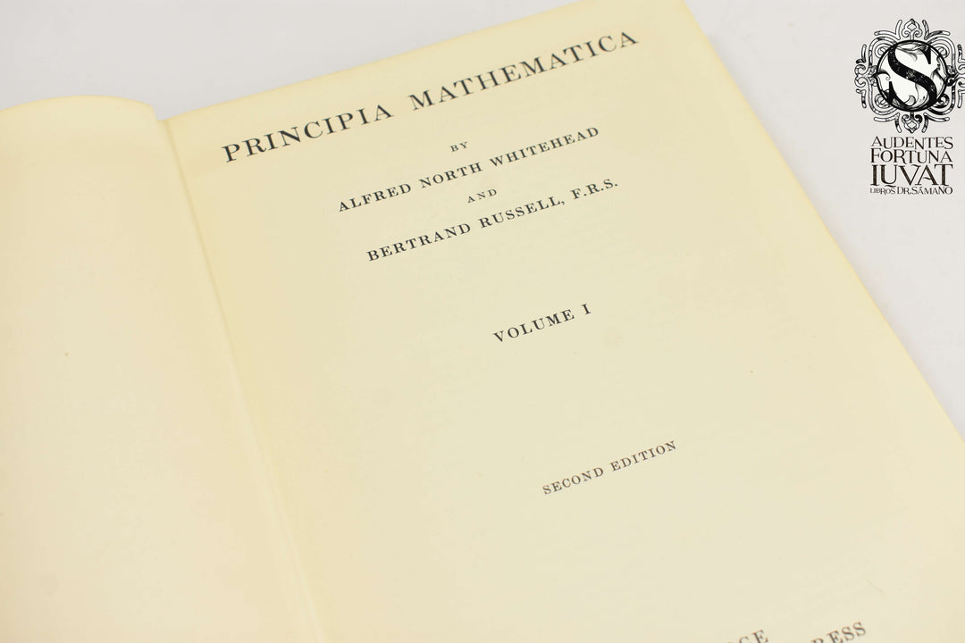 PRINCIPIA MATHEMATICA - Alfred North Whitehead