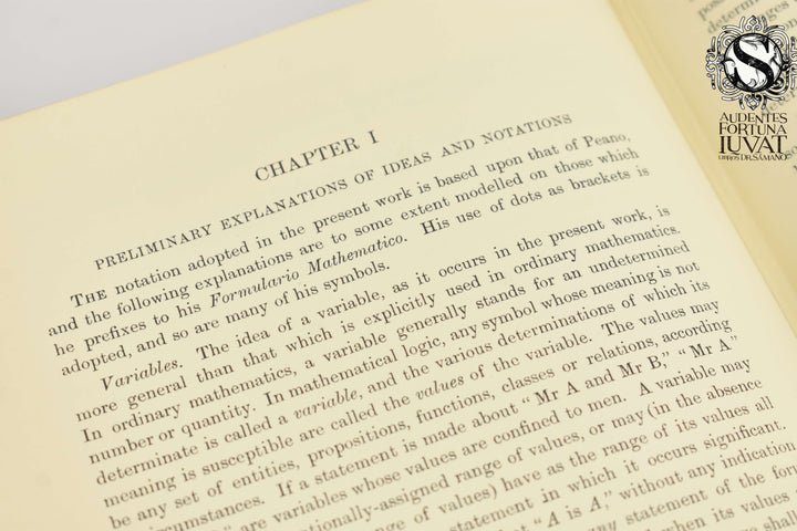 PRINCIPIA MATHEMATICA - Alfred North Whitehead