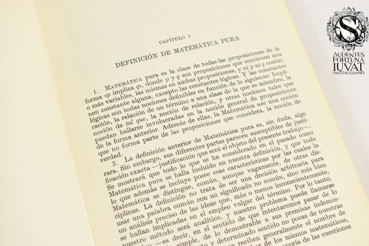 LOS PRINCIPIOS DE LA MATEMÁTICA - Bertrand Russell